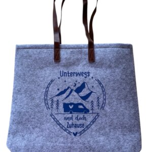Filztasche Camping