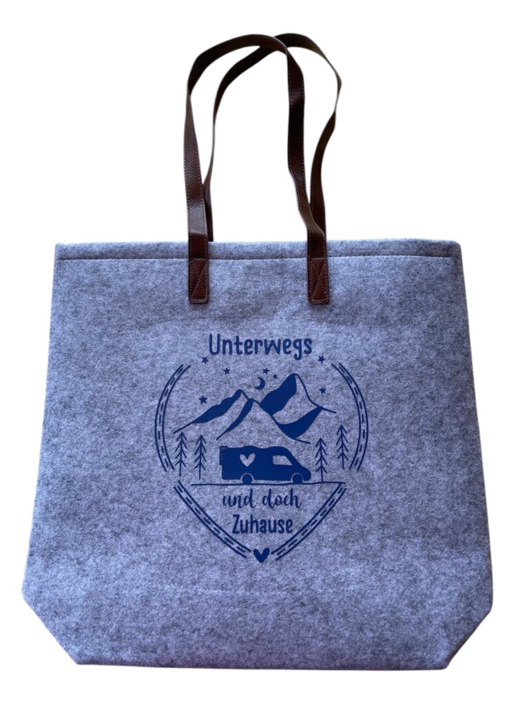 Filztasche Camping